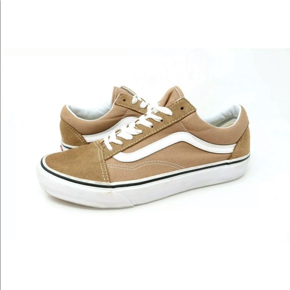 Vans Other - Vans Old Skool Brown Suede Canvas Khaki Skate Shoe